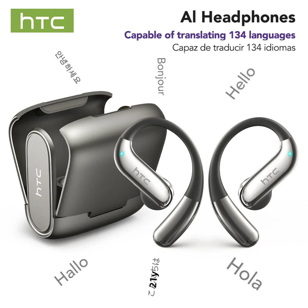 Silicone Ear Hooks Sports Headphones - HTC NE23 Bluetooth V6.0 Earphones OWS