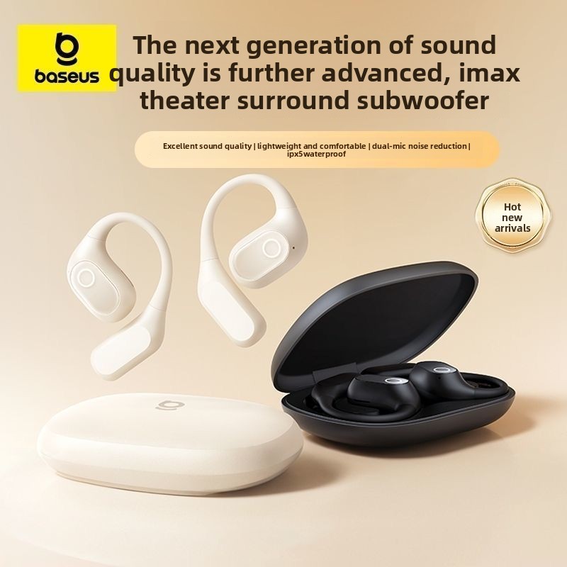 Air Conduction Open Ear Running Earbuds - Baseus 2i Fit Open Ear Headphones