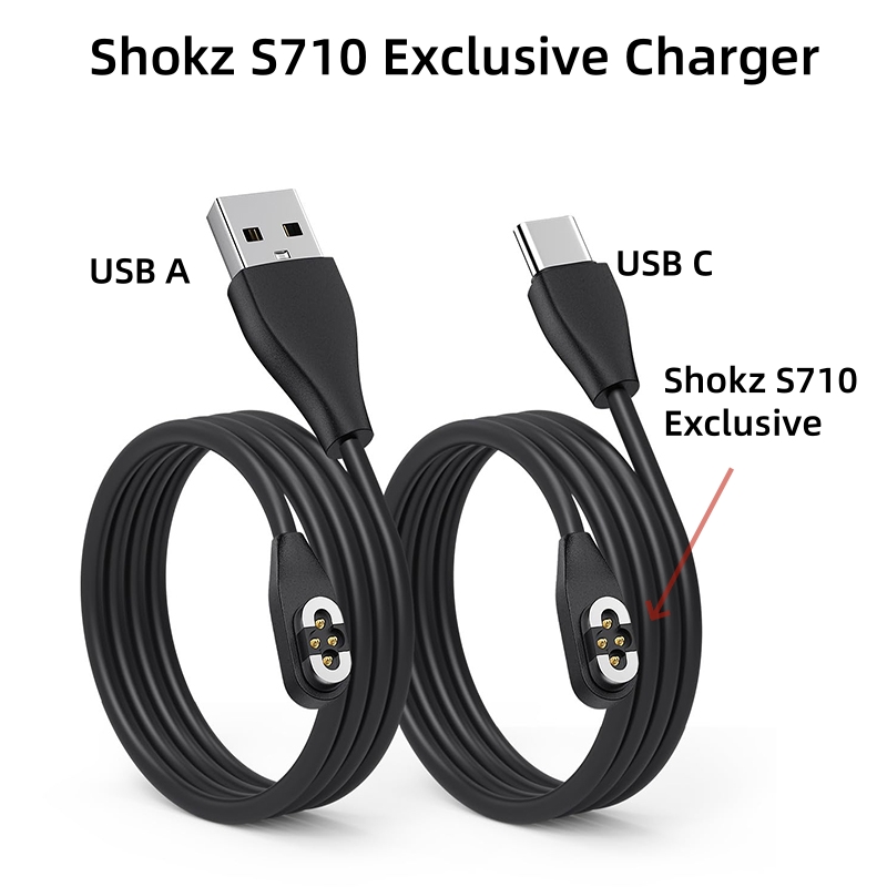 Magnetic Charging Cable Bone Conduction - Charging Cable for Shokz OpenSwim Pro