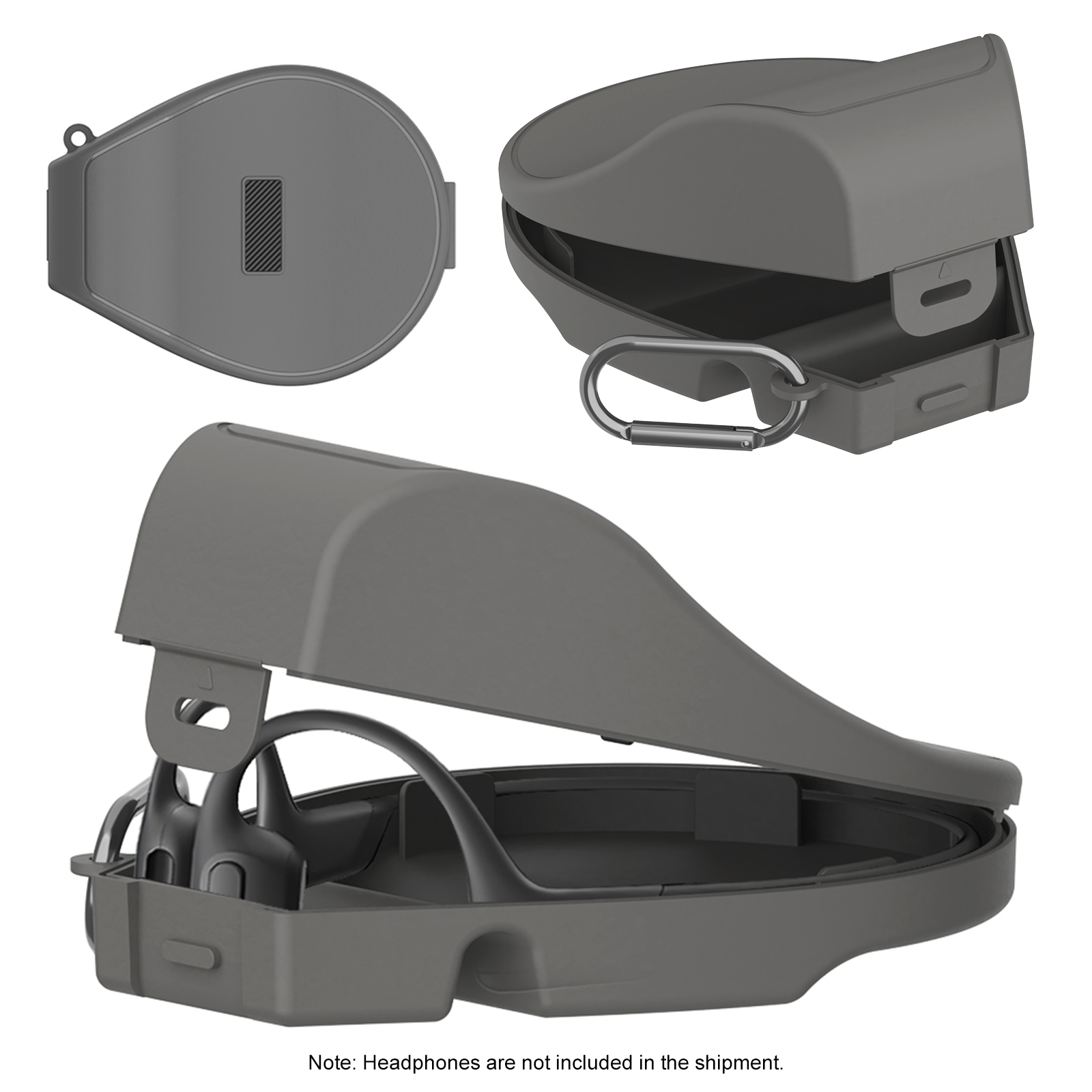 Hard Travel Case Bone Conduction Earphones - Hard Earphone Case for Shokz Run