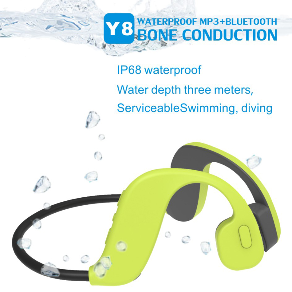 Swimming Bone Conduction Earphones Ip68 Mp3 - Bone Conduction Swim 32GB Mp3 Player