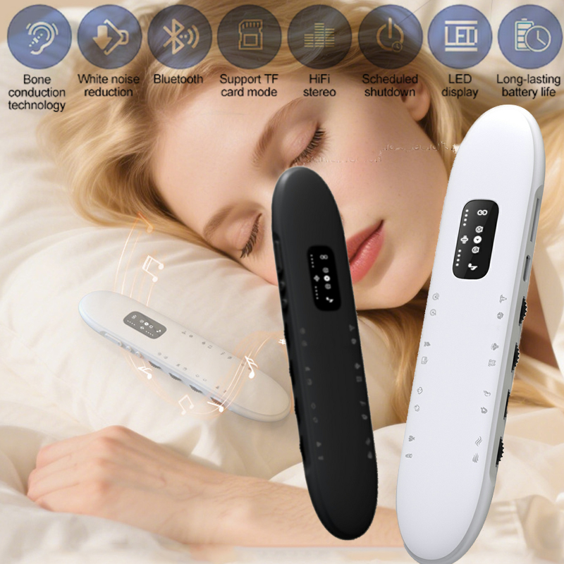 Bone Conduction Pillow Speaker Sleep Aid - Under Pillow Bluetooth Sleeping Speaker Bone
