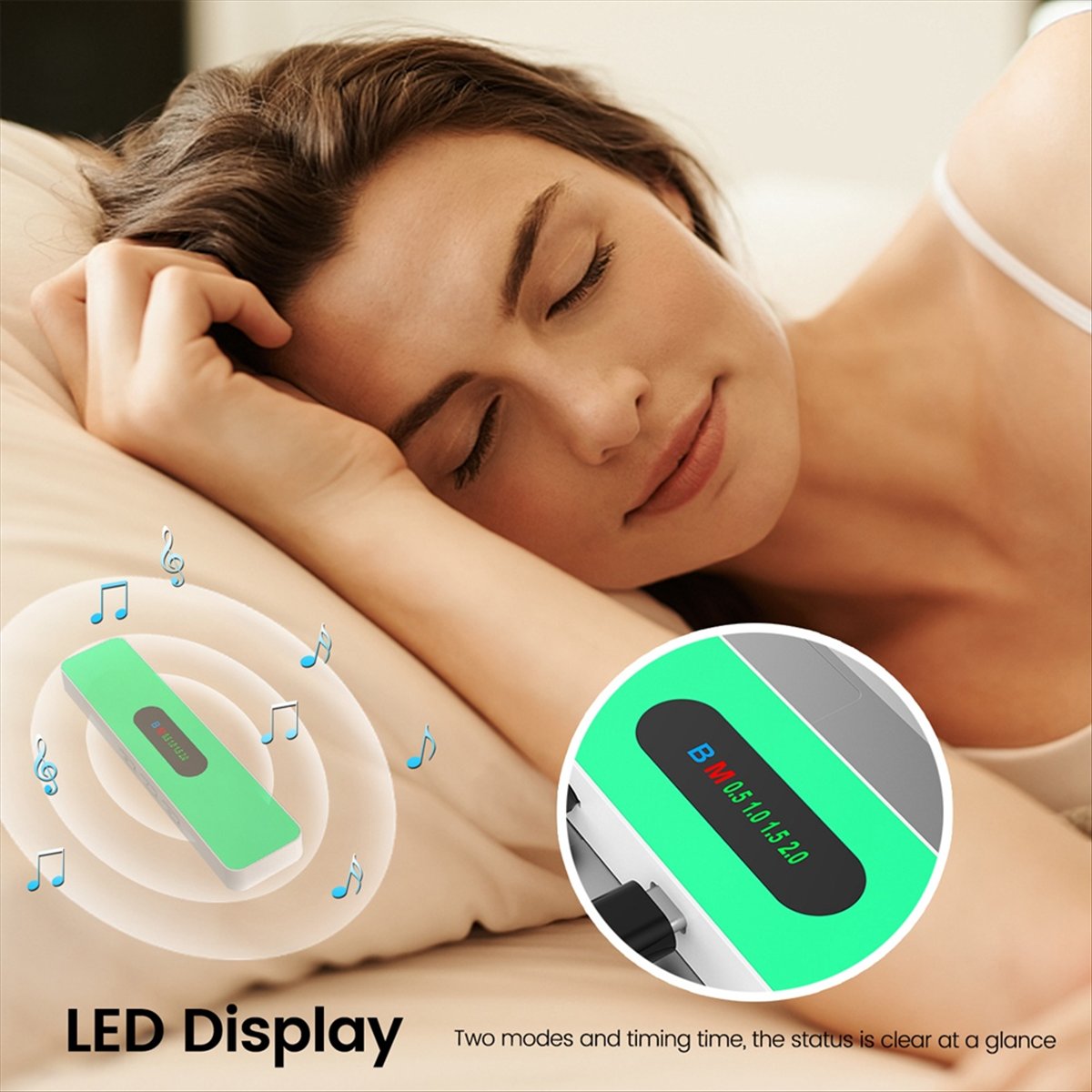 Bone Conduction Pillow Speaker Sleep Aid - popop Bone Conduction Speaker Under Pillow