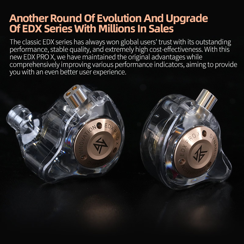 KZ EDX Pro X dynamic driving h - Silicone Ear Hooks Sports Headphones ulasan dan harga