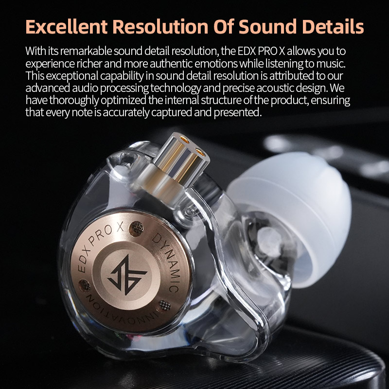 KZ EDX Pro X dynamic driving h - Silicone Ear Hooks Sports Headphones ulasan dan harga