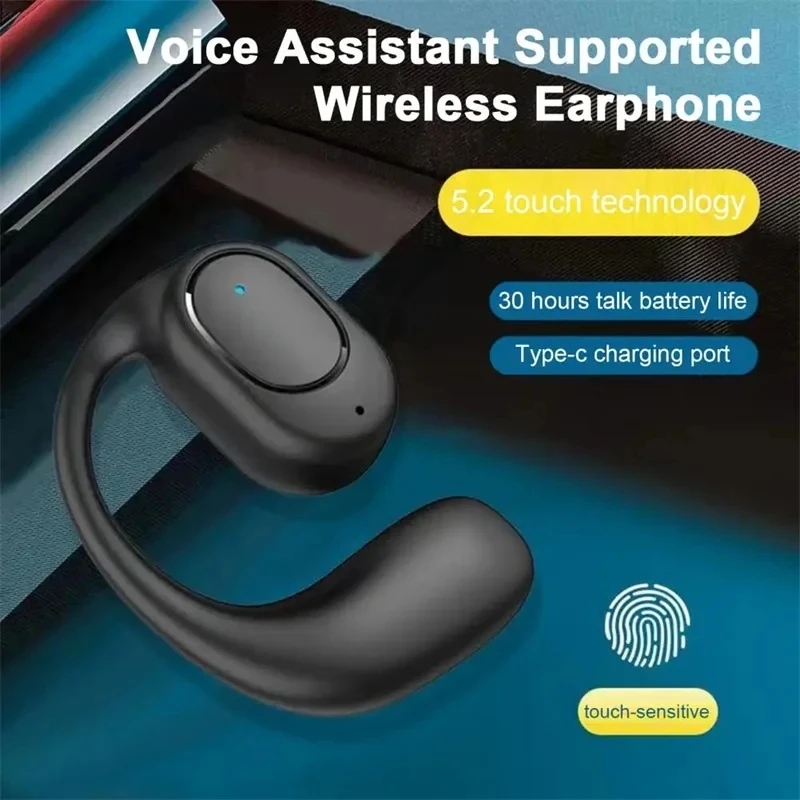 Wireless Bluetooth 5.3 Earphon - Bone Conduction Headphones Bluetooth 5.3 ulasan dan harga
