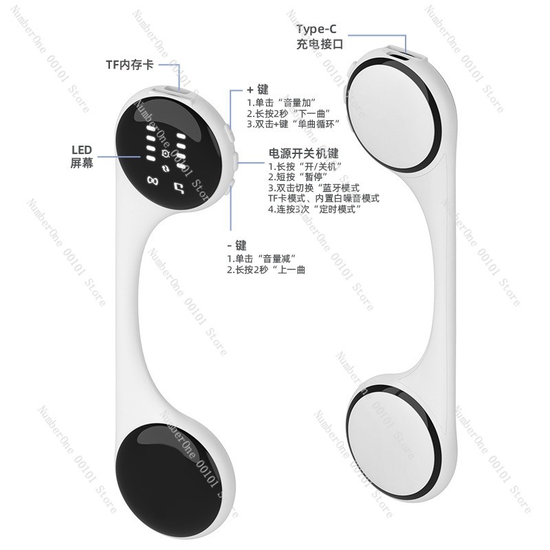 Bone Conduction Bluetooth Spea - Bone Conduction Pillow Speaker Sleep Aid ulasan dan harga