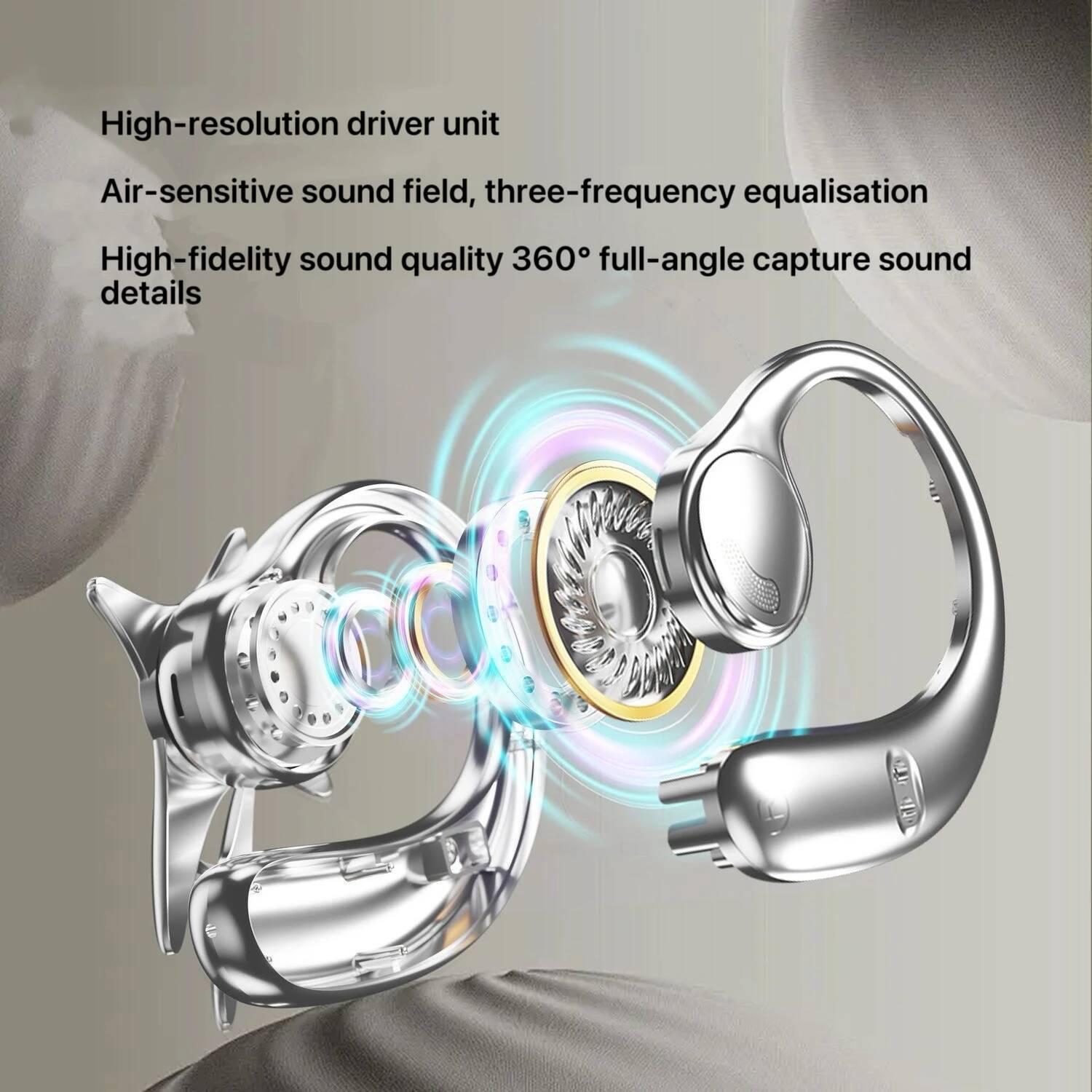 Wireless Bluetooth Chrome Earh - Magnetic Charging Cable Bone Conduction ulasan dan harga