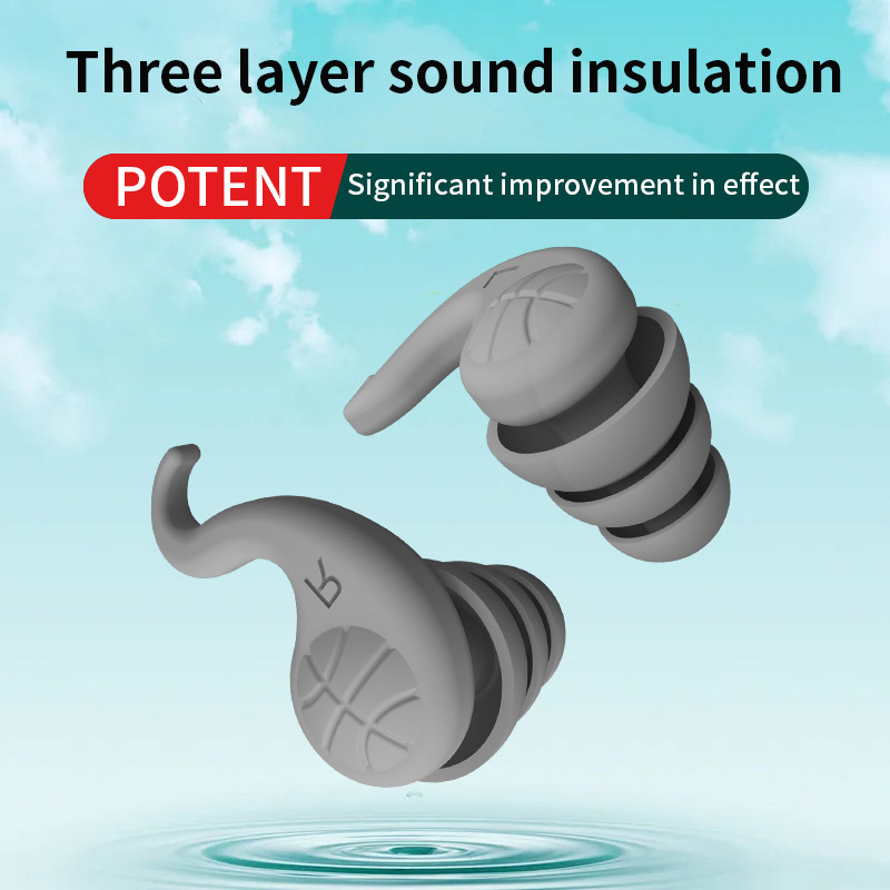 Anti Noise Silicone Earplugs W - Waterproof Swimming Earplugs Silicone ulasan dan harga