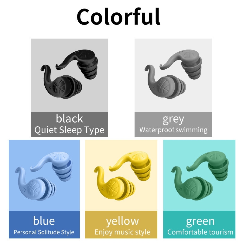 Anti Noise Silicone Earplugs W - Waterproof Swimming Earplugs Silicone ulasan dan harga