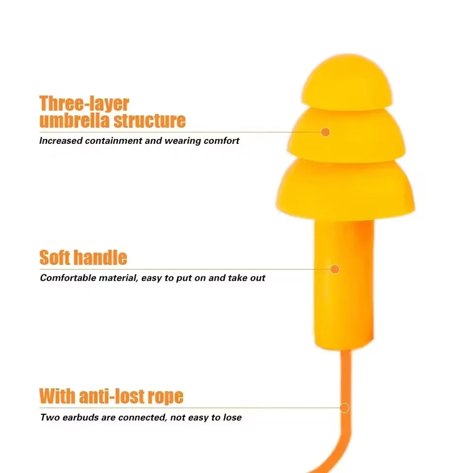 Soft Anti-Noise Ear Plug Water - Waterproof Swimming Earplugs Silicone ulasan dan harga