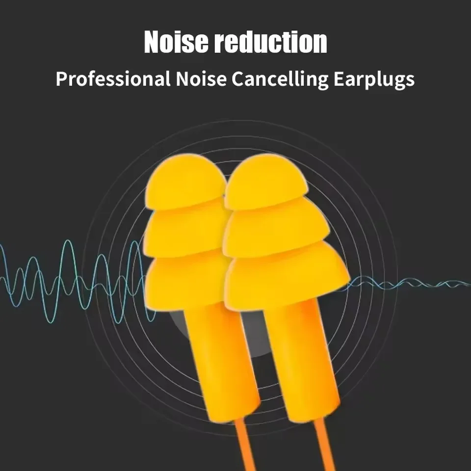 Soft Anti-Noise Ear Plug Water - Waterproof Swimming Earplugs Silicone ulasan dan harga