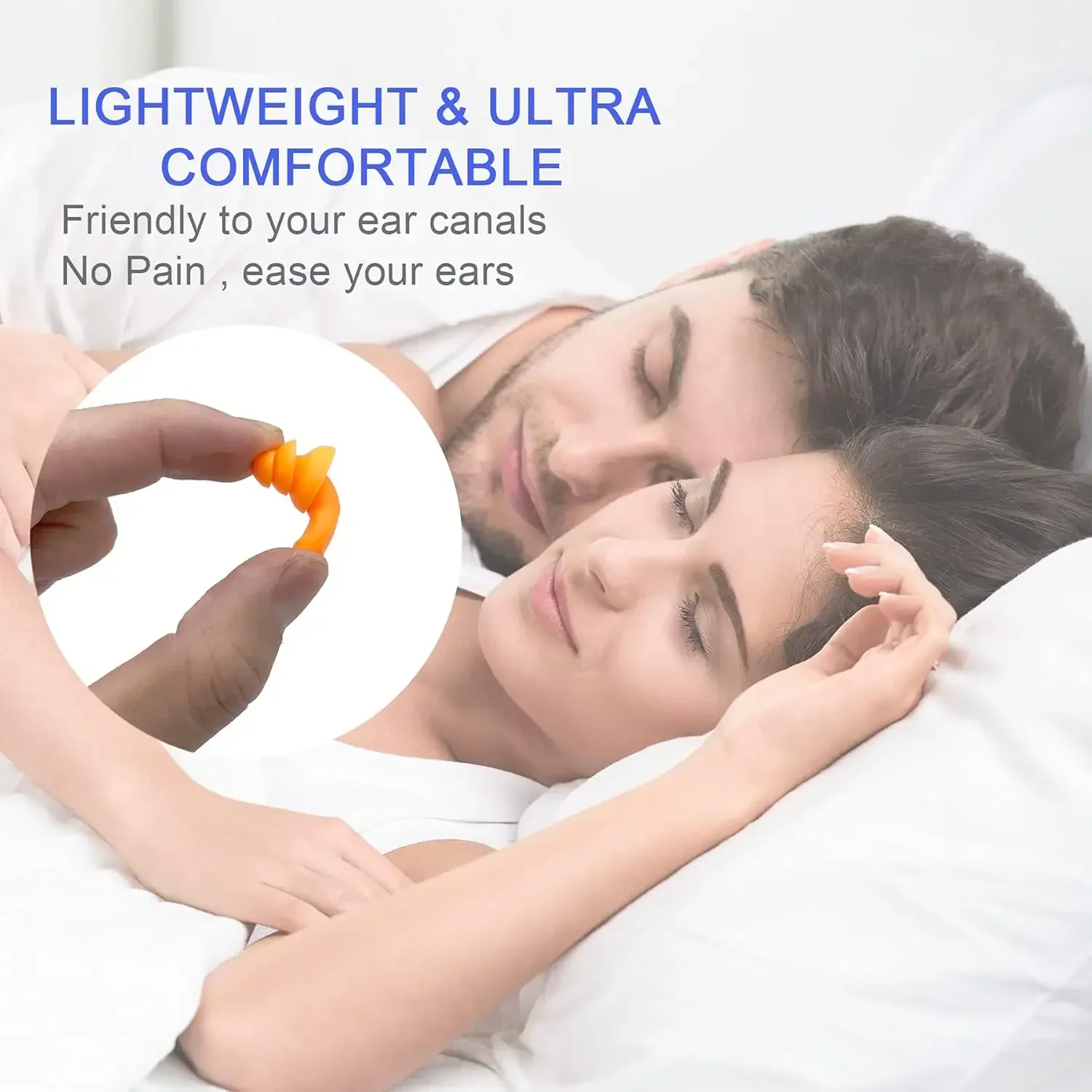 Soft Anti-Noise Ear Plug Water - Waterproof Swimming Earplugs Silicone ulasan dan harga