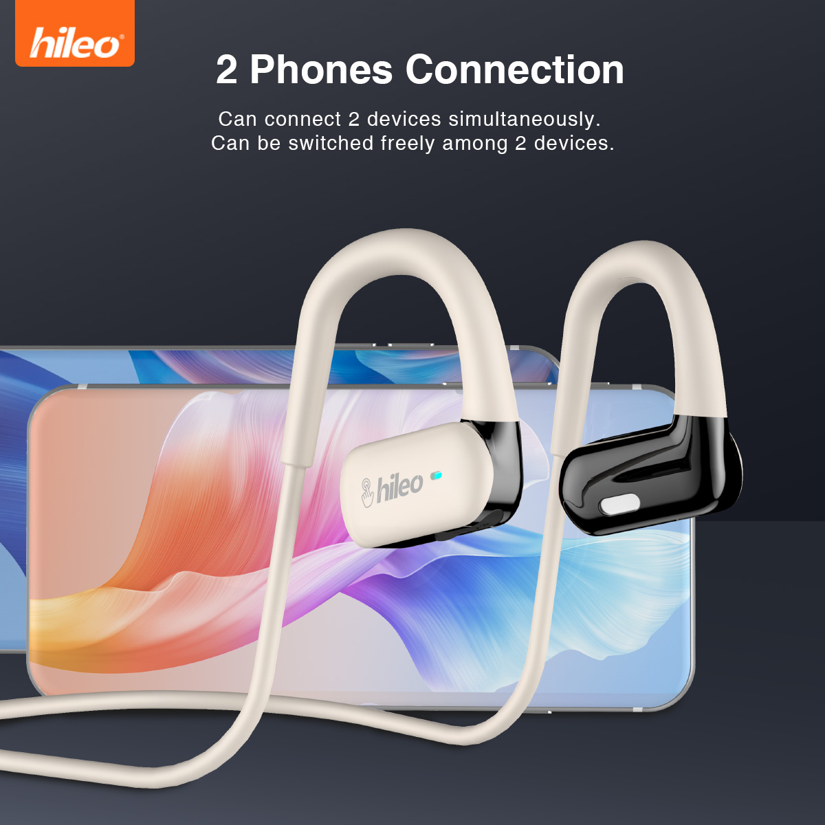 Hileo Hi77 Speakers Bluetooth  - Silicone Ear Hooks Sports Headphones ulasan dan harga
