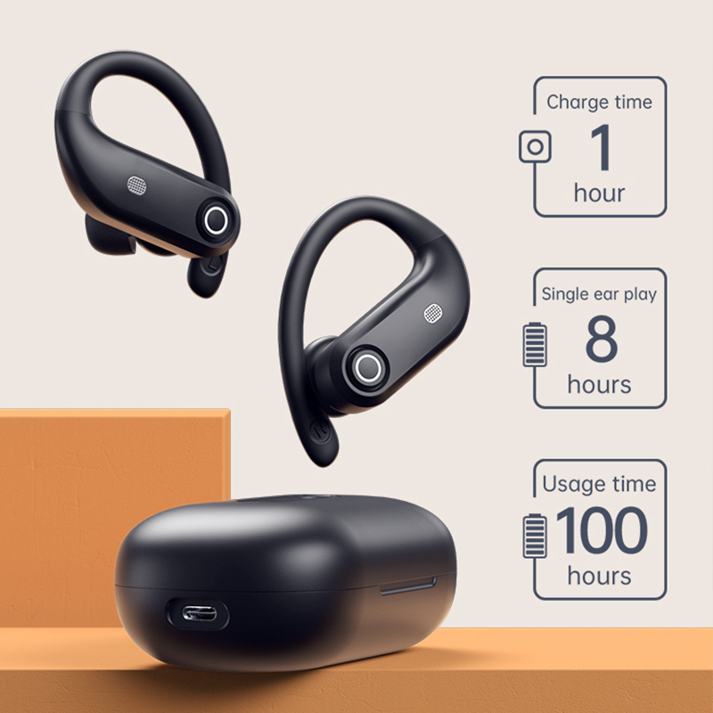 K23 Noise Cancelling Earphones - Silicone Ear Hooks Sports Headphones ulasan dan harga