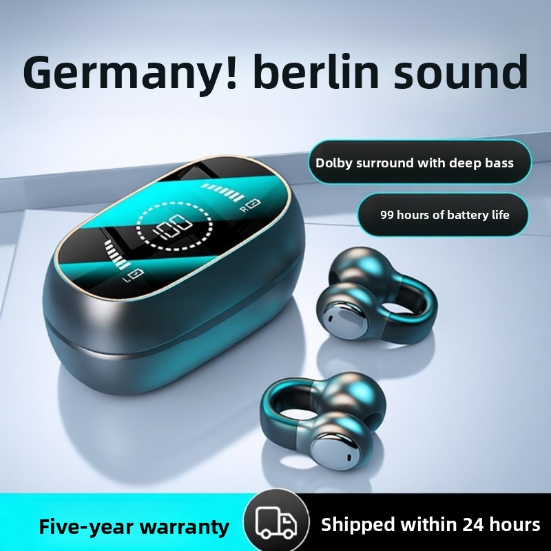2026 New Berlin Sound Bone Con - Bone Conduction Headphones Bluetooth 5.3 ulasan dan harga