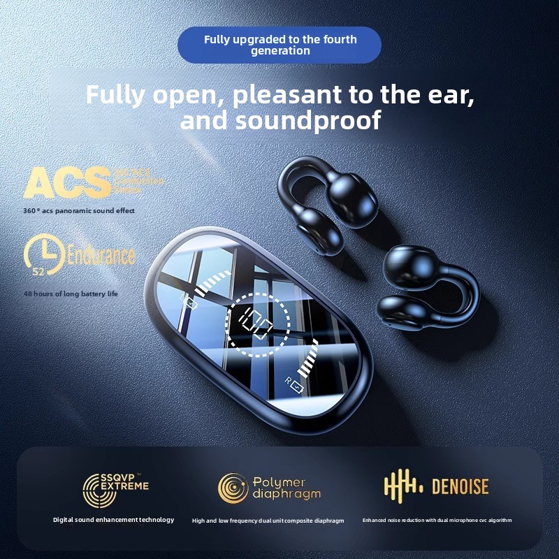 2026 New Berlin Sound Bone Con - Bone Conduction Headphones Bluetooth 5.3 ulasan dan harga