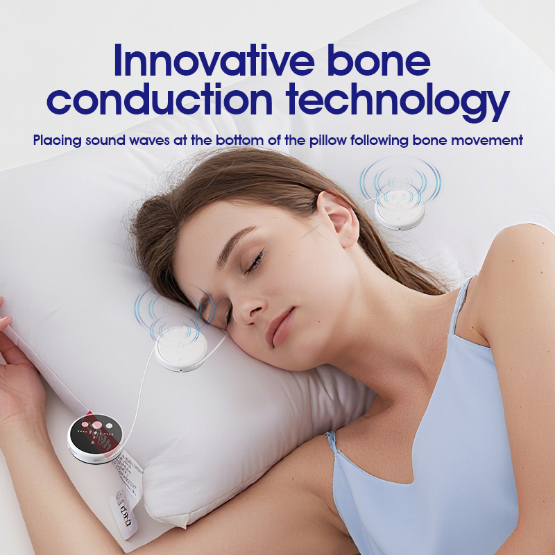 Under Pillow Audio Box Bone Co - Bone Conduction Pillow Speaker Sleep Aid ulasan dan harga