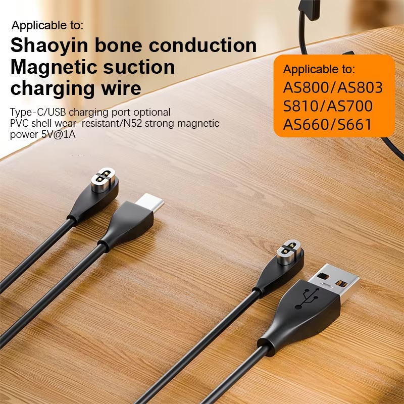 Bone Conduction Headphones Cha - Magnetic Charging Cable Bone Conduction ulasan dan harga