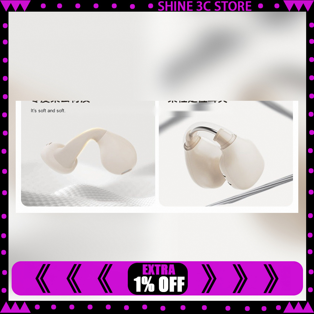 LANGSDOM TS03PRO Open Ear Clip - Air Conduction Open Ear Running Earbuds ulasan dan harga