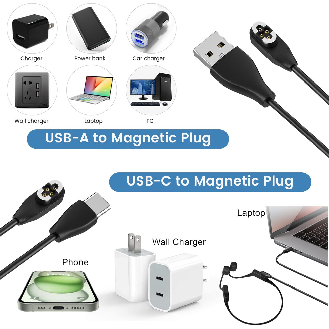 Charging Cable for Shokz OpenS - Magnetic Charging Cable Bone Conduction ulasan dan harga