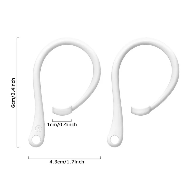1-3 Pair Silicone Anti-lost Ea - Silicone Ear Hooks Sports Headphones ulasan dan harga