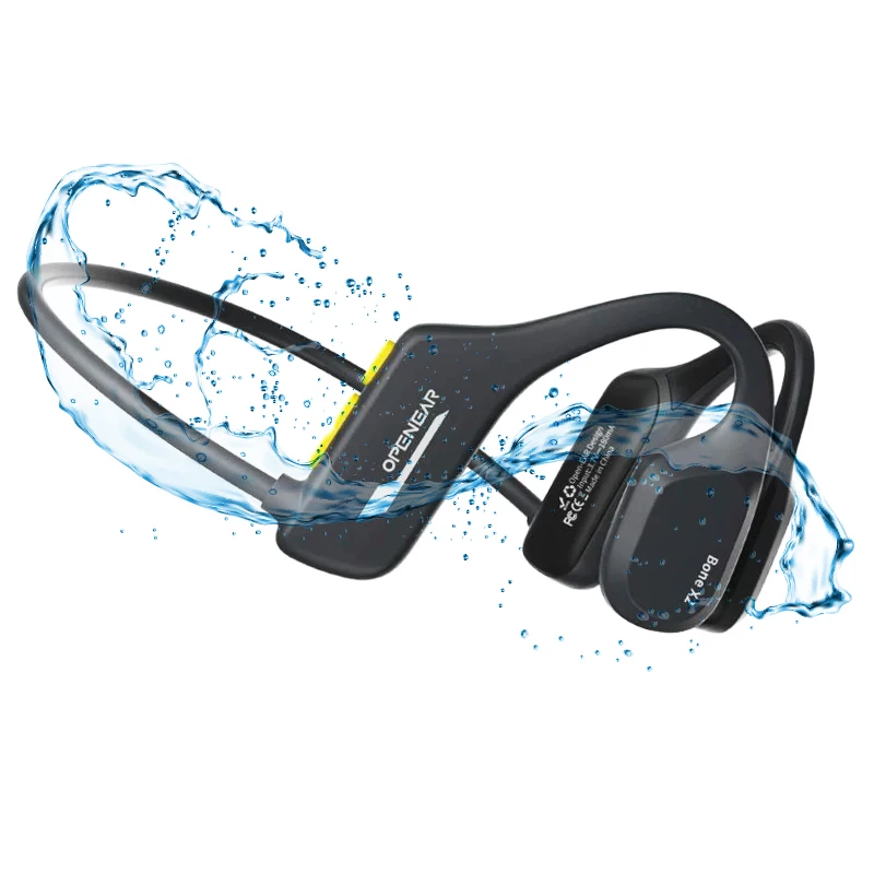 IP68 Full Waterproof Swimming  - Sports Headband With Bone Conduction ulasan dan harga