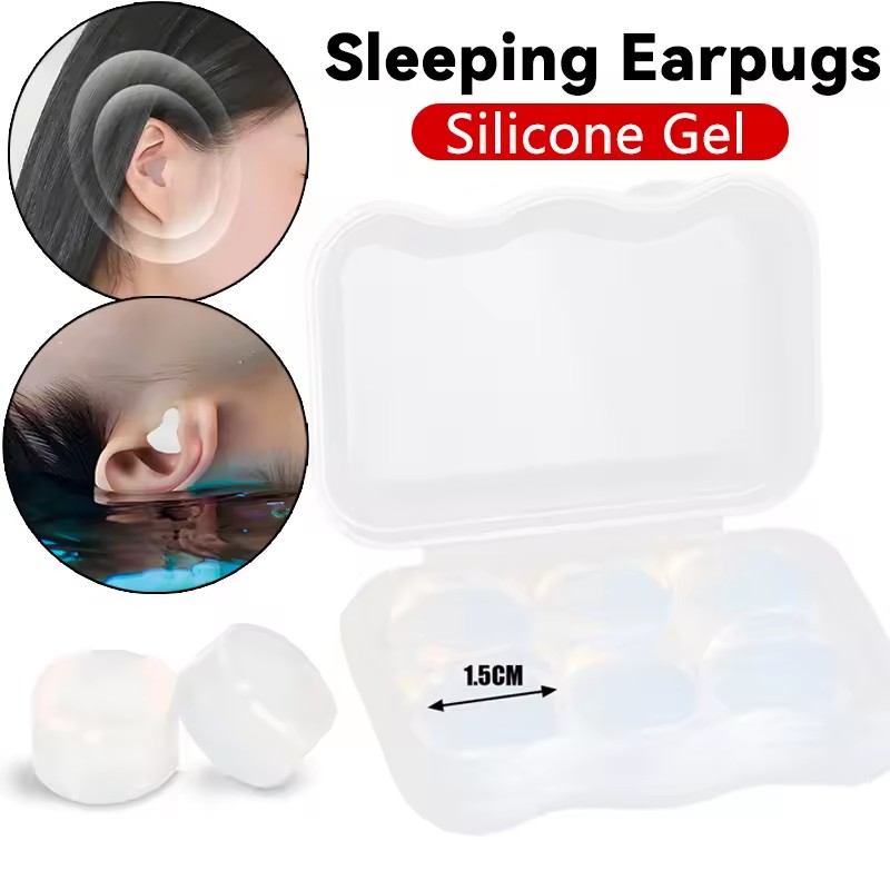 Soft Moldable Silicone Sleep E - Waterproof Swimming Earplugs Silicone ulasan dan harga