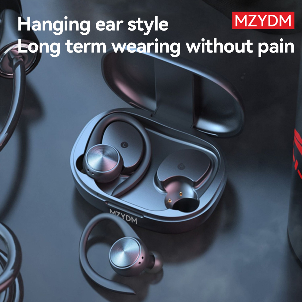 TWS Wireless Bluetooth Earbuds - Silicone Ear Hooks Sports Headphones ulasan dan harga