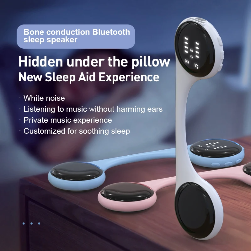 Bone Conduction Bluetooth Spea - Bone Conduction Pillow Speaker Sleep Aid ulasan dan harga