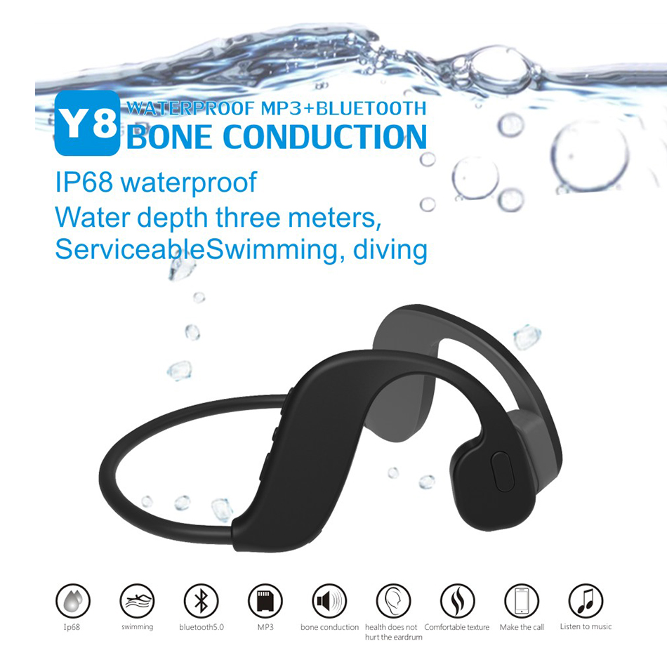 Bone Conduction Swim 32GB Mp3  - Swimming Bone Conduction Earphones Ip68 Mp3 ulasan dan harga