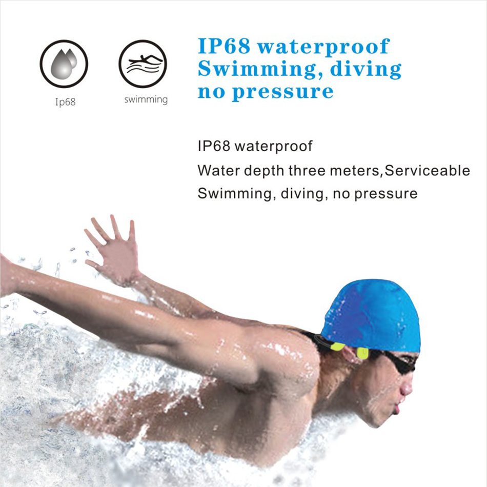 Bone Conduction Swim 32GB Mp3  - Swimming Bone Conduction Earphones Ip68 Mp3 ulasan dan harga