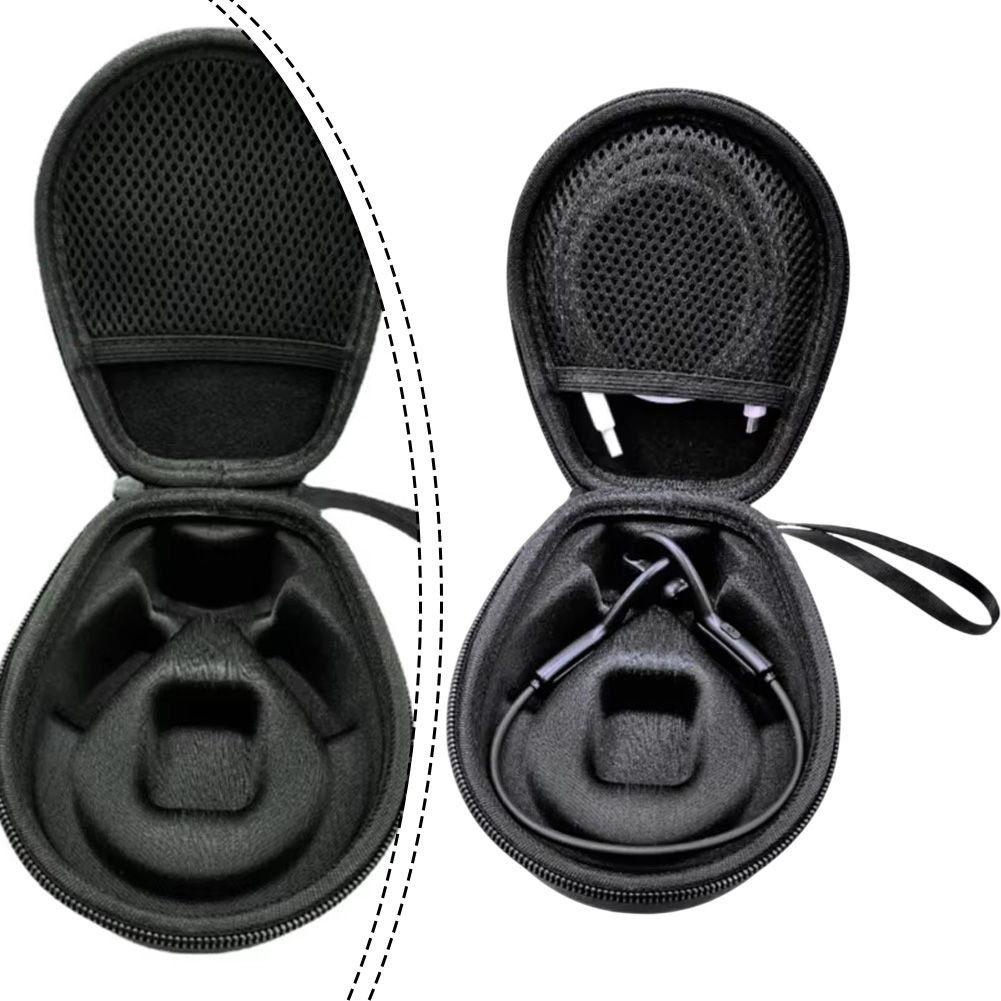 Earphone Storage Bag EVA Trave - Hard Travel Case Bone Conduction Earphones ulasan dan harga