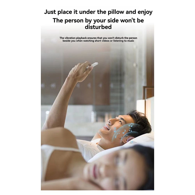 Bluetooth Under Pillow Speaker - Bone Conduction Pillow Speaker Sleep Aid ulasan dan harga