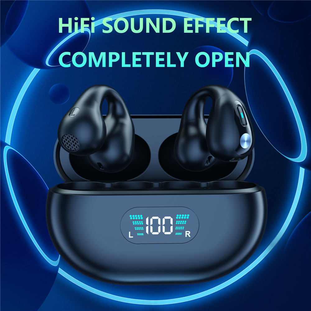 Shoumi Wireless Ear Clip Bone  - Silicone Ear Hooks Sports Headphones ulasan dan harga