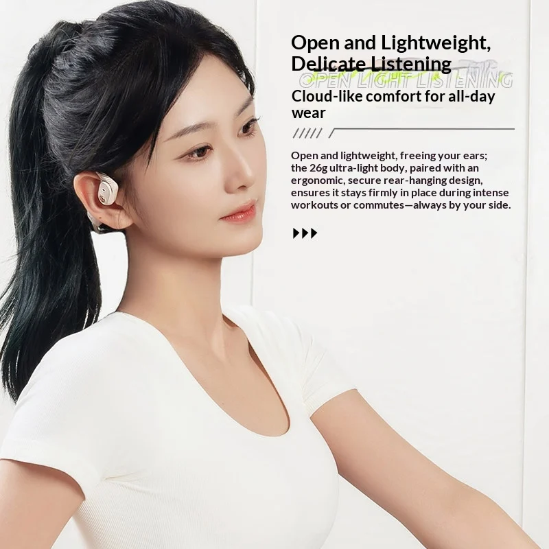 LANGSDOM AirWave Open Ear Blue - Air Conduction Open Ear Running Earbuds ulasan dan harga