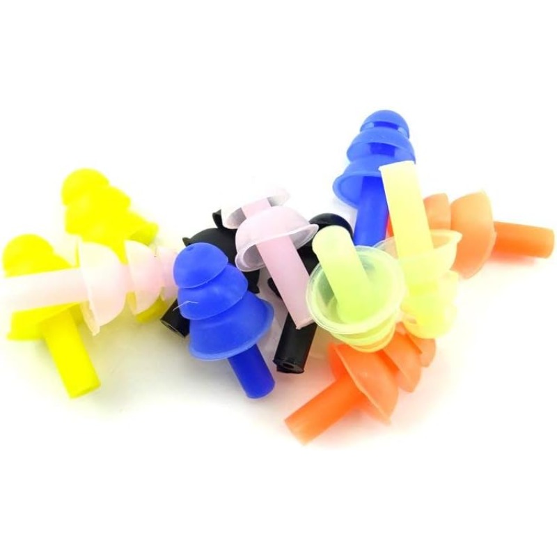 6 Pairs Colorful Silicone Earp - Waterproof Swimming Earplugs Silicone ulasan dan harga