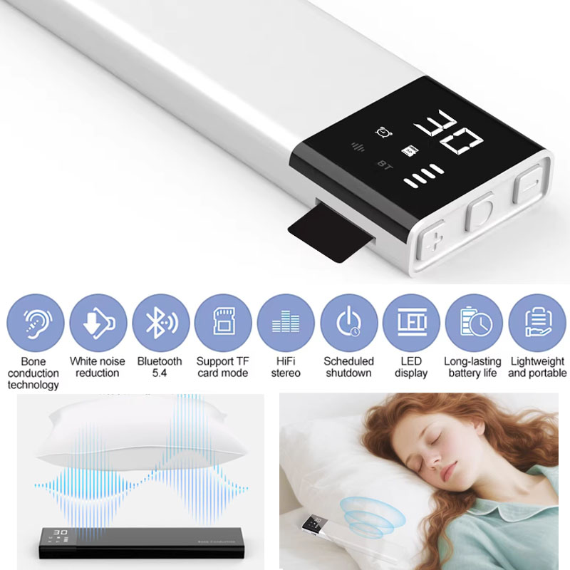 Under Pillow Bluetooth Speaker - Bone Conduction Pillow Speaker Sleep Aid ulasan dan harga