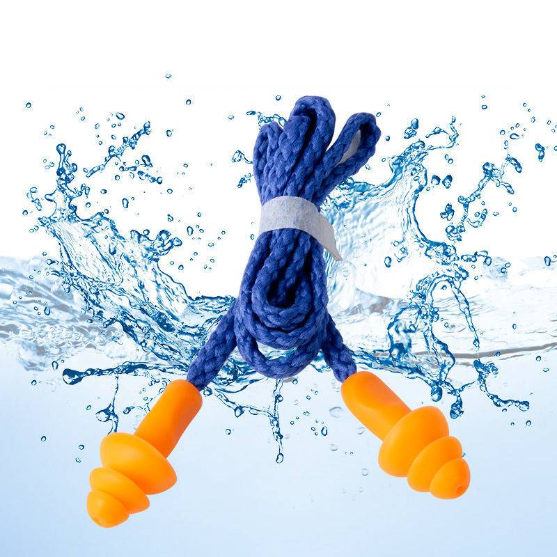 2pcs Waterproof Earplugs Noise - Waterproof Swimming Earplugs Silicone ulasan dan harga