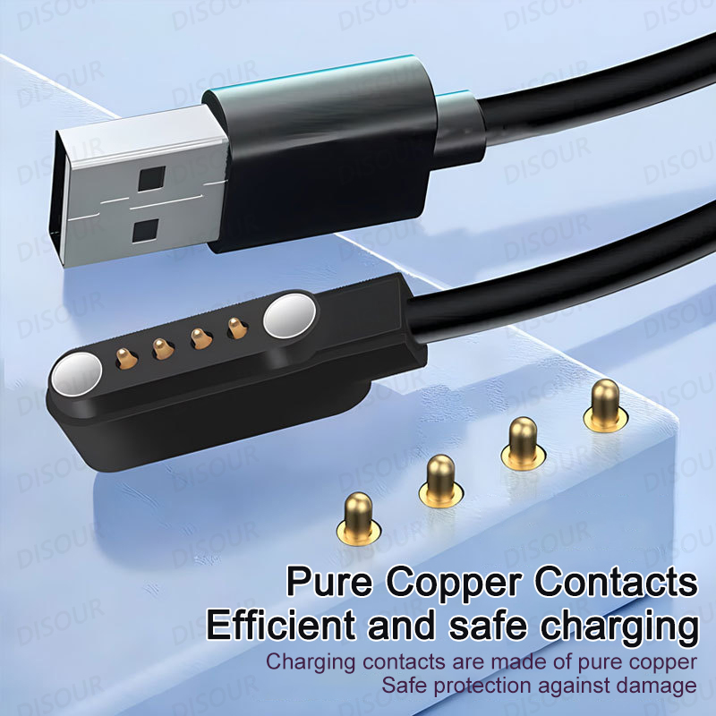 VAORLO 4 Pin 60CM Magnetic Cha - Magnetic Charging Cable Bone Conduction ulasan dan harga