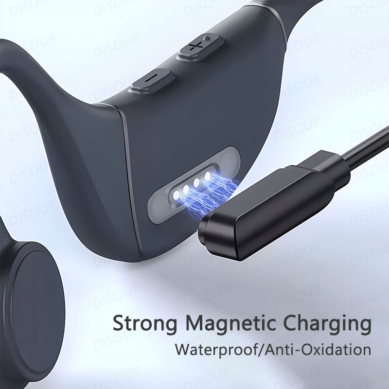 VAORLO 4 Pin 60CM Magnetic Cha - Magnetic Charging Cable Bone Conduction ulasan dan harga