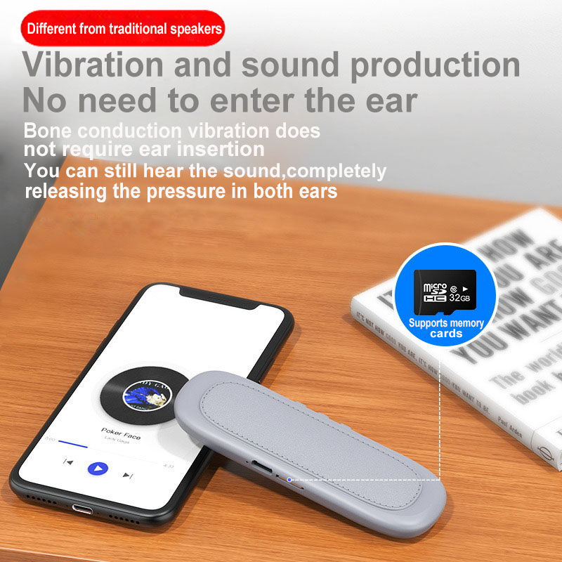 Mini Bone Conduction Bluetooth - Bone Conduction Pillow Speaker Sleep Aid ulasan dan harga