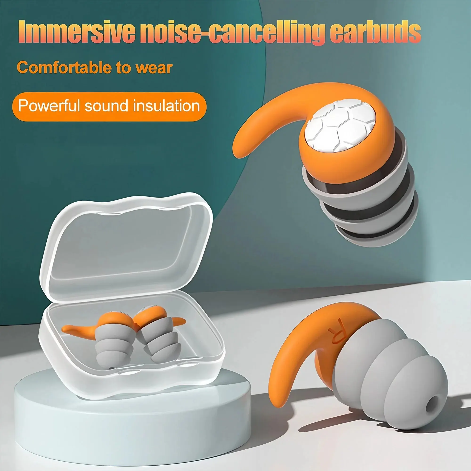 1 Pair Triple Layer Silicone N - Waterproof Swimming Earplugs Silicone ulasan dan harga
