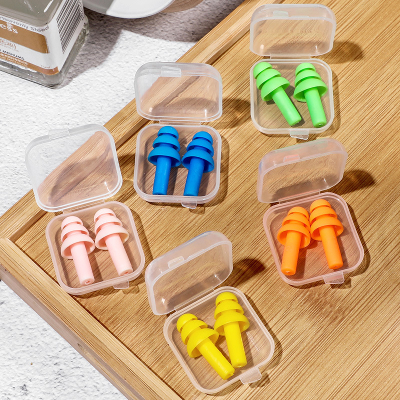 5pcs Silicone Ear Plug Ear Pro - Waterproof Swimming Earplugs Silicone ulasan dan harga