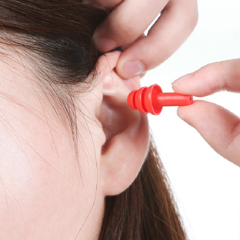 5pcs Silicone Ear Plug Ear Pro - Waterproof Swimming Earplugs Silicone ulasan dan harga
