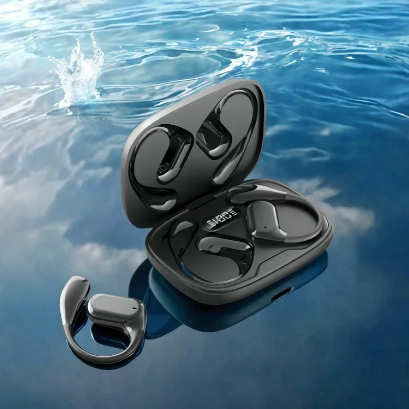 Wireless Bone Conduction Earph - Bone Conduction Headphones Bluetooth 5.3 ulasan dan harga