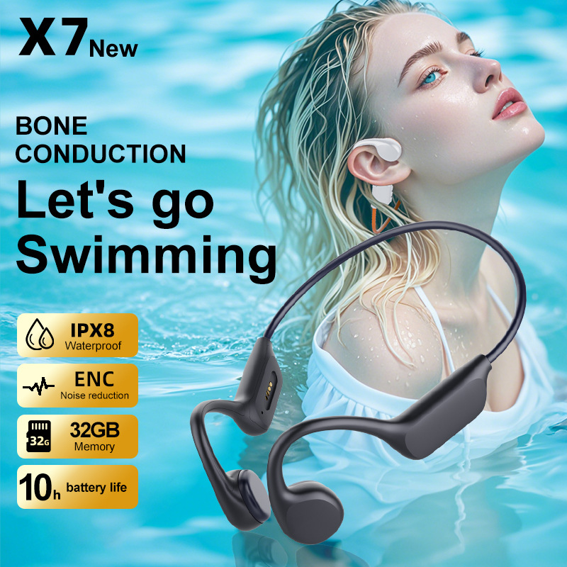 X7S bone conduction Bluetooth  - Sports Headband With Bone Conduction ulasan dan harga