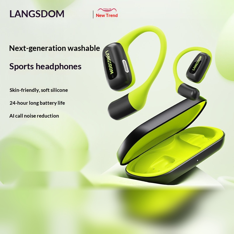 LANGSDOM AirFit Open Ear Bluet - Air Conduction Open Ear Running Earbuds ulasan dan harga