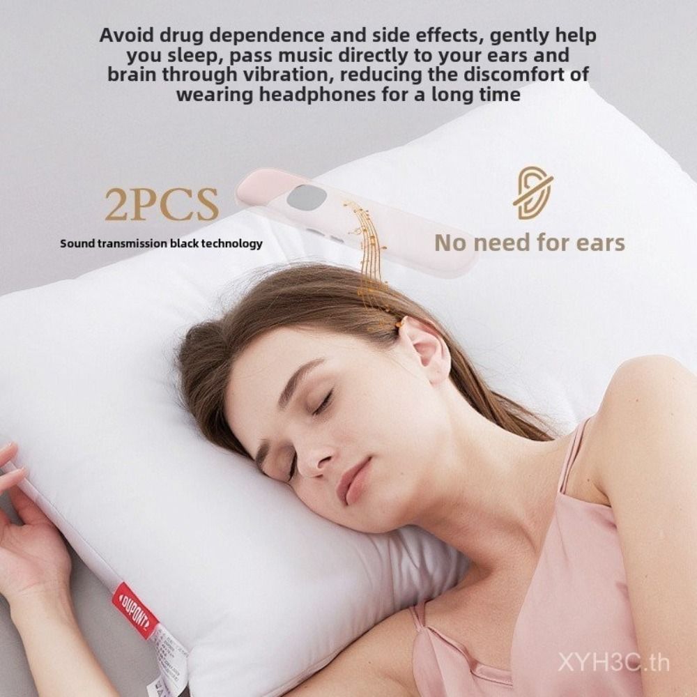 Portable Bone Conduction Sleep - Bone Conduction Pillow Speaker Sleep Aid ulasan dan harga