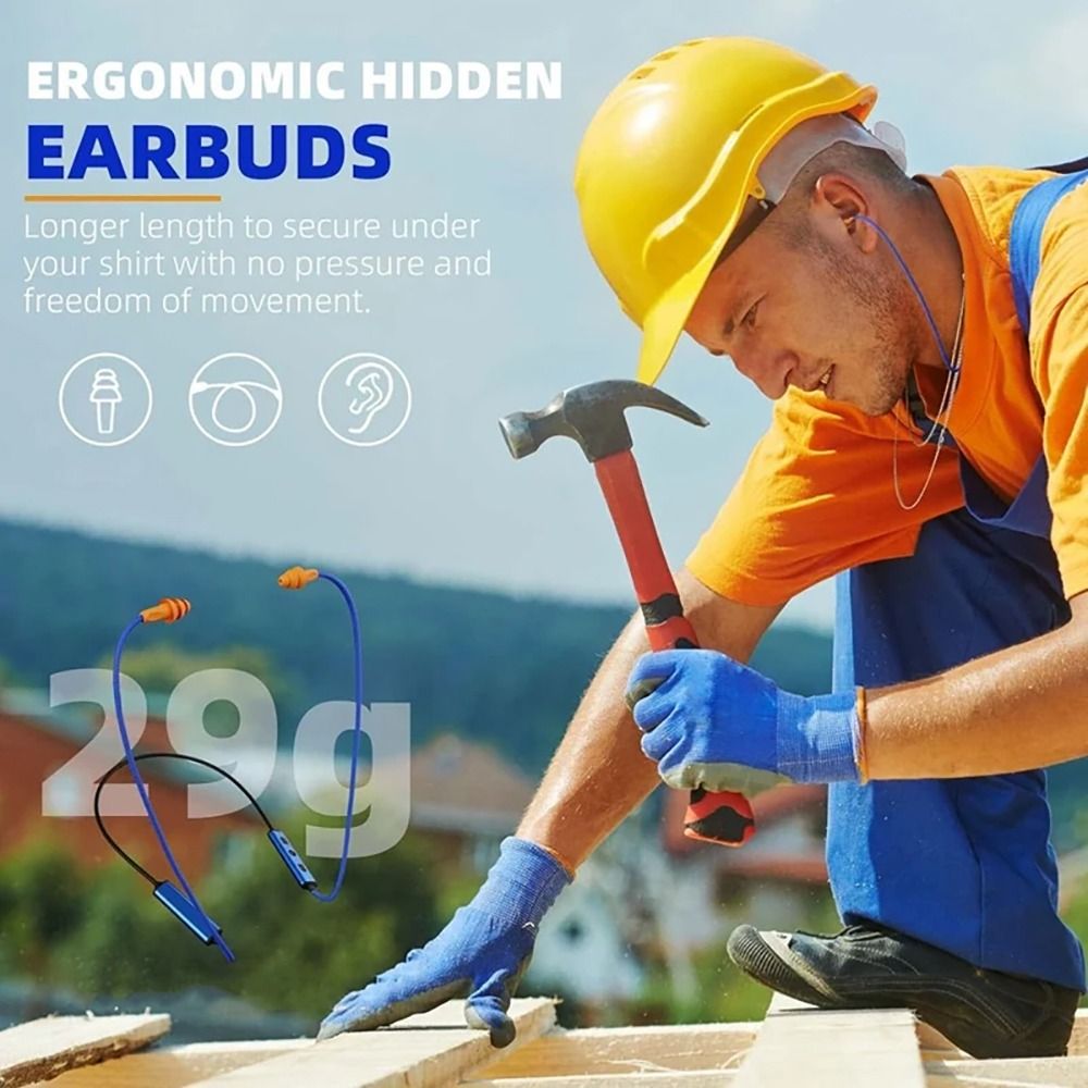 Labor Protection Wireless Work - Noise Reduction Earplugs For Bone Conduction ulasan dan harga